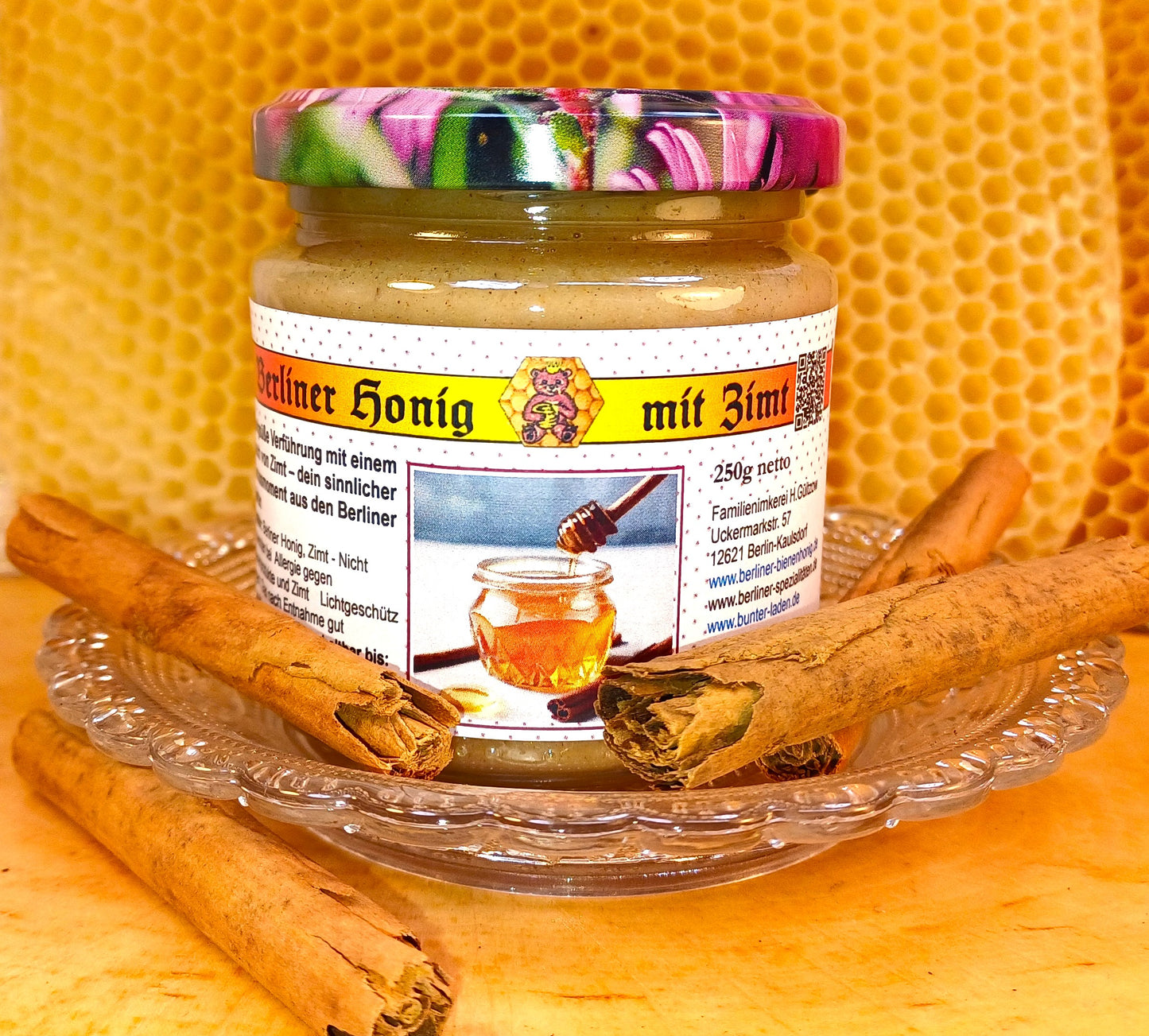 Berliner Honig mit Zimt, 250g netto