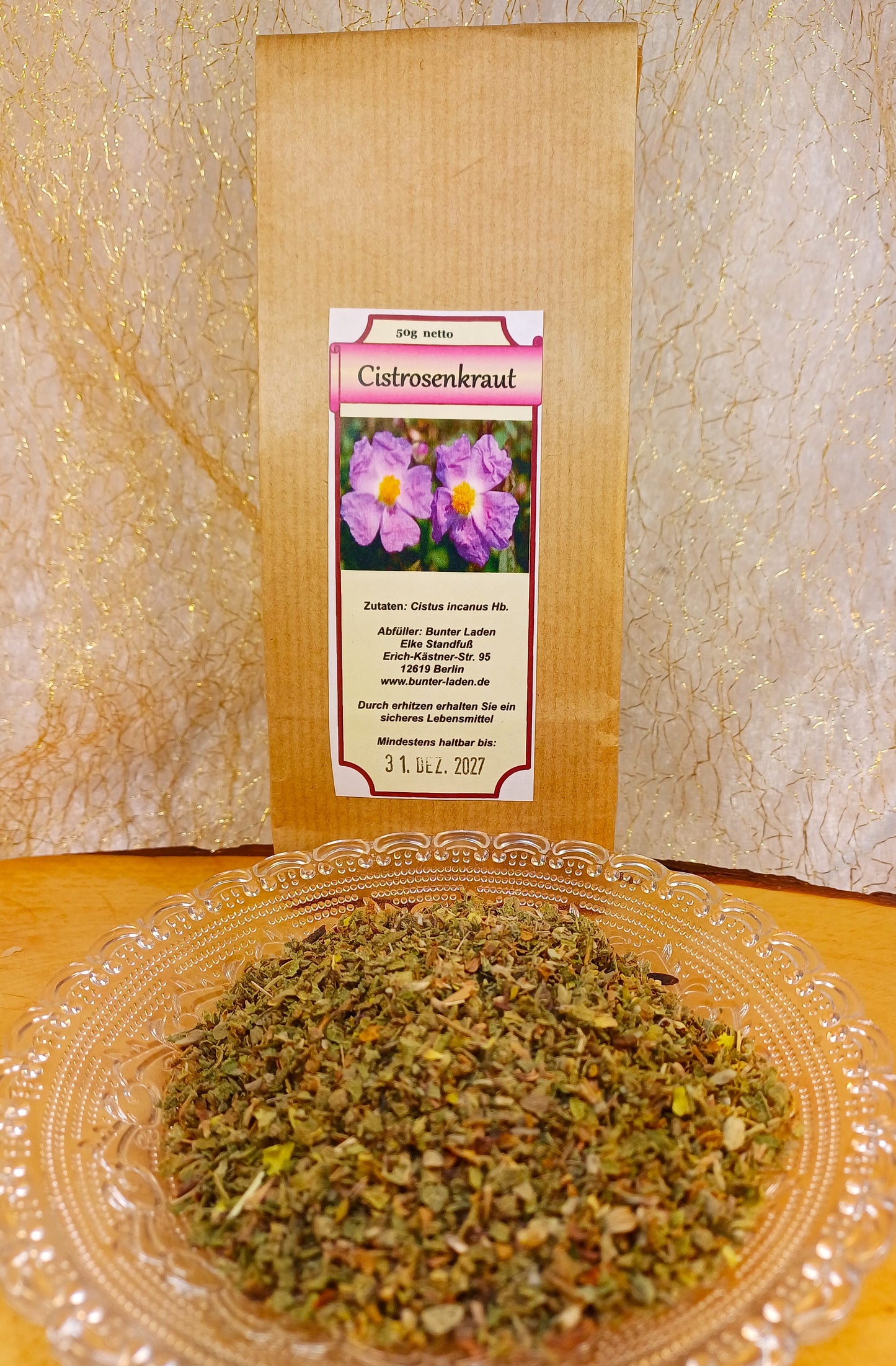 Cystus Tee, Cystus Incanum, 50 g