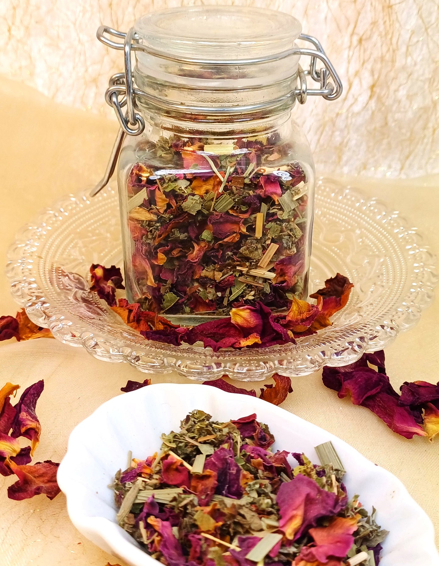 Kräutertee Rosentraum 15g Glas