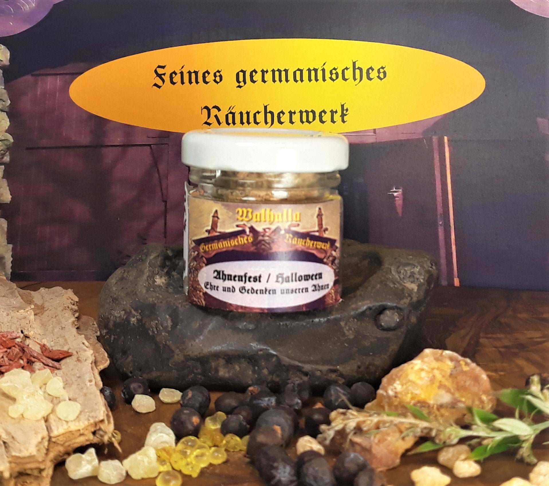 Räuchermischung Ahnenfest/Samhain/ Halloween, 30ml - Berliner Spezialitäten