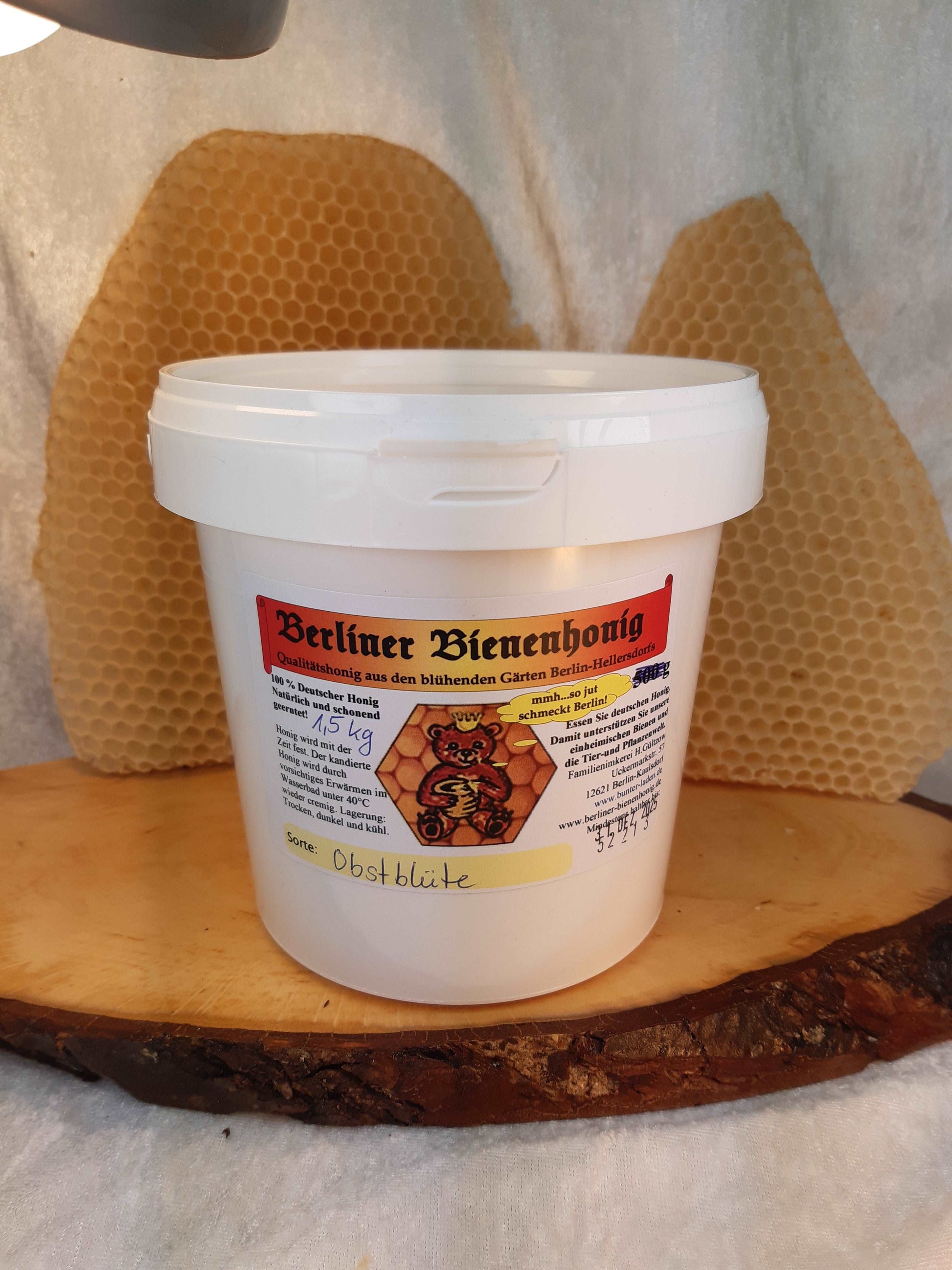 Berliner Honig, Bienenhonig direkt vom Imker, 4 kg Vorratseimer Sommeblüte - Berliner Spezialitäten