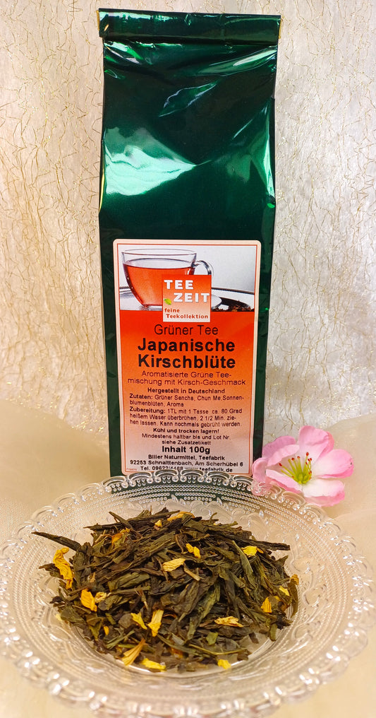 Grüner Tee Japanische Kirschblüte 100g